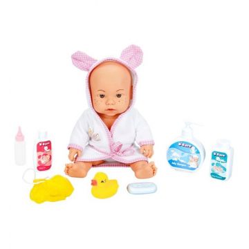 Set de joaca Bebelusul Bebelou la baita, 35 cm