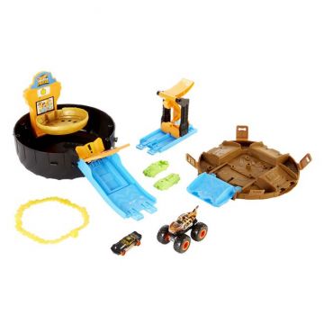 Set de joaca Monster Trucks Stunt Fire,Hot Wheels