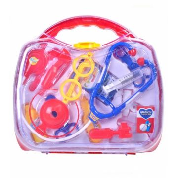 Set de joaca Valiza micutului doctor-16 piese