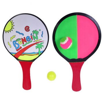Set racheta Catchball cu 2 mingi incluse,plastic,+5 ani