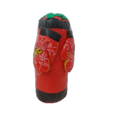 Set sac de box cu manusi pentru copii, 40 cm