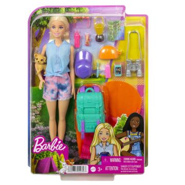 Barbie Camping Barbie Malibu cu Accesorii