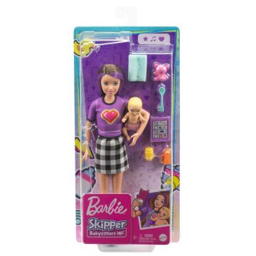 Barbie Papusa Skipper Babysitter satena