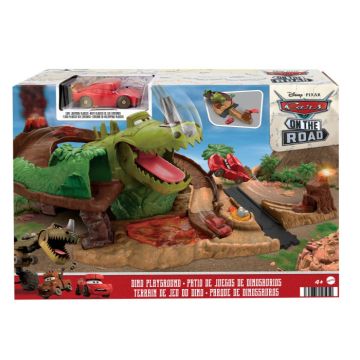 Cars Set de Joaca Dino si Masinuta Cave Fulger McQueen