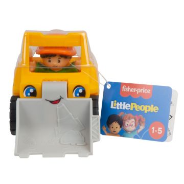 Fisher Price Little People - Vehicul Buldozer 10cm