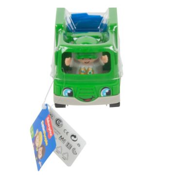 Fisher Price Little People - Vehicul Camion Reciclare 10cm