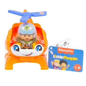 Fisher Price Little People - Vehicul Elicopter 10cm