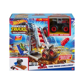 Hot Wheels Monster Trucks Arena Smashers Tire Press