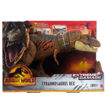 Jurassic World - Dinozaur Tyrannosaurus Rex Extreme Damage