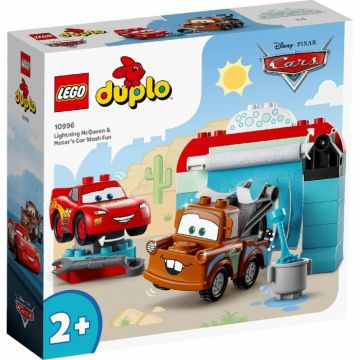 LEGO Duplo Distractie la Spalatorie cu Fulger McQueen si Mater 10996