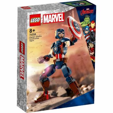 Lego super heroes figurina de constructie captain america 76258