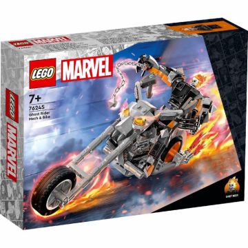 LEGO Super Heroes Robot si Motocicleta Calaretul Fantoma 76245