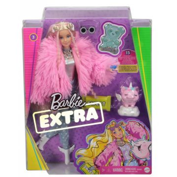 Papusa Barbie Extra Style Fluffy Pinky