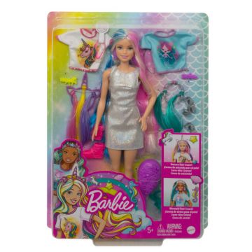 Papusa Barbie Set de Joaca Parul Stralucitor