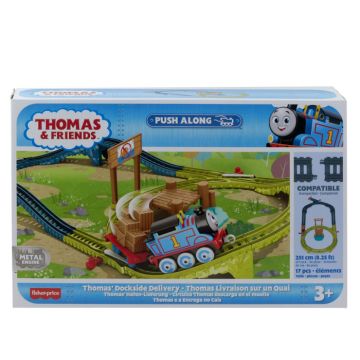 Thomas - Set de Joaca cu Locomotiva Push Along Thomas si Accesorii