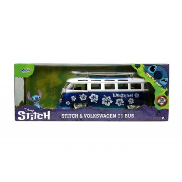 Jada Autobuz Metalic si Figurina Stitch Scara 1:24