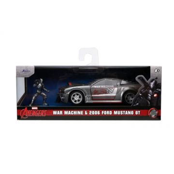 Jada Marvel Masinuta Metalica Ford Mustang Figurina War Machine 1:32