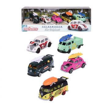 Majorette Set 5 Masinute Metal Volkswagen 7.5cm