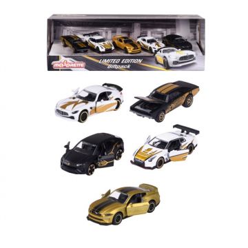 Majorette Set 5 Masinute Metalice Editie Limitata 7.5cm