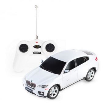 Masina cu Telecomanda BMW X6 Alb, Scara 1:24