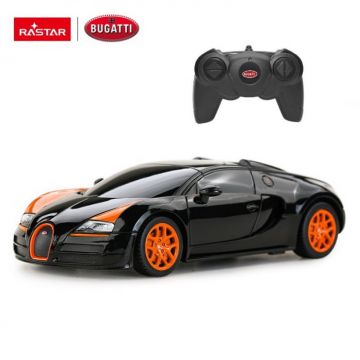 Masina cu Telecomanda Bugatti Grand Sport Vitesse Negru, Scara 1:24