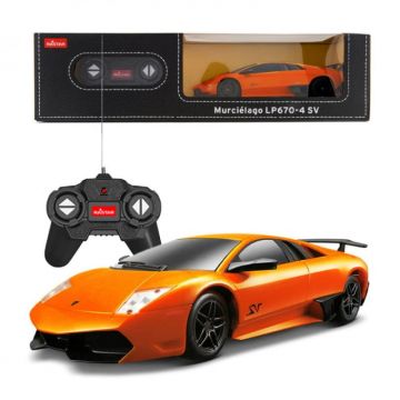 Masina cu Telecomanda Lamborghini Murcielago LP670 Portocaliu, Scara 1:24