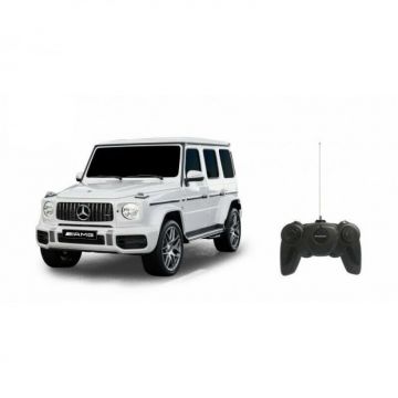 Masina cu Telecomanda Mercedes-Benz G63 Alb, Scara 1:24