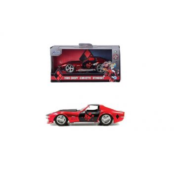 Masina Metalica Harley Quinn 1969 Corvette Stingray 1:32