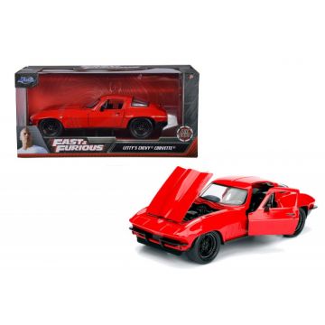 Masinuta Metalica Fast and Furious 1966 Chevy Corvette 1:24