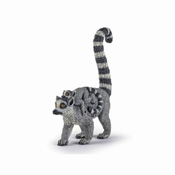 PAPO - Figurina Lemur cu Pui