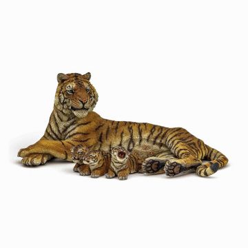PAPO - Figurina Tigru cu 3 Pui