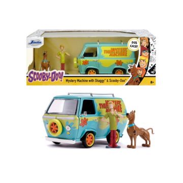 Scooby Doo Set Dubita Metalica 1:24 si 2 Figurine Scooby Doo si Shaggy