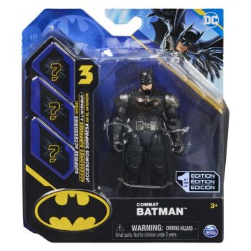 Figurina Combat Batman Articulata 10cm cu 3 Accesorii Surpriza