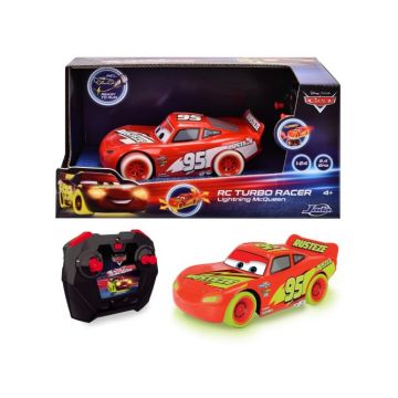 Jada Masinuta RC Fulger McQueen Glow Racer Scara 1:24