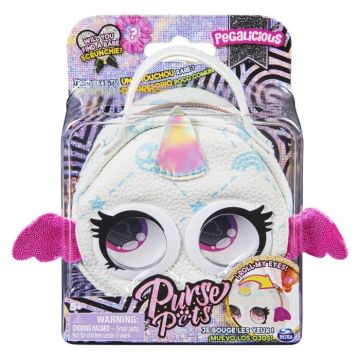 Purse Pets Gentita Micro Pegasus Alb