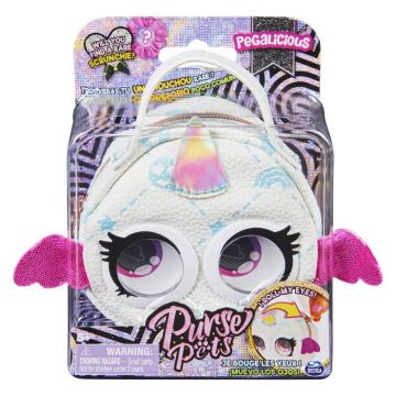 Purse Pets Gentita Micro Pegasus Alb