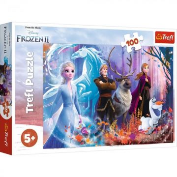 Puzzle Trefl 100 Frozen 2 - Lumea Magica