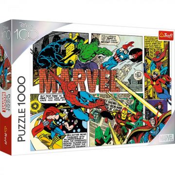 Puzzle Trefl 1000 Disney 100 Eroii Marvel