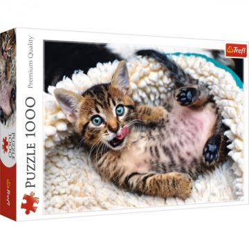 Puzzle Trefl 1000 Pisicuta Vesela