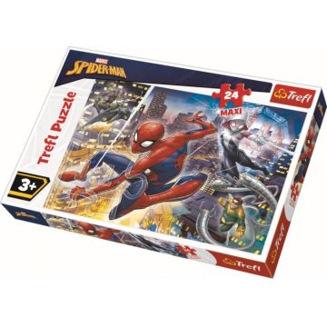 Puzzle Trefl 24 Maxi Curajosul Spider-Man