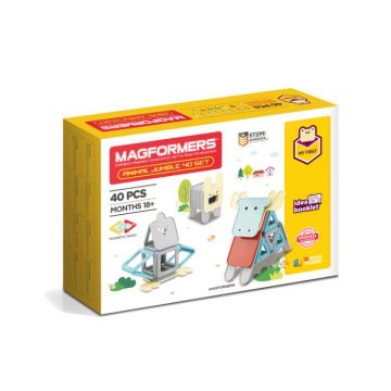 Set Magnetic de Construit- Magformers Animale