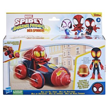 Spidey Set Masinuta si Figurina Miles Morales