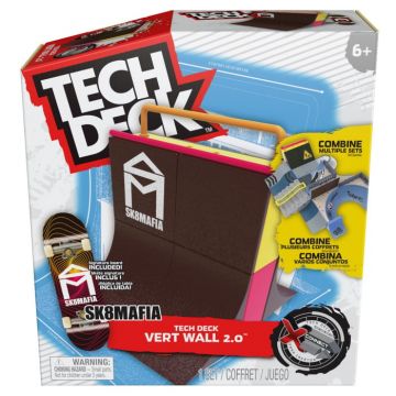 Tech Deck Pachet X-Connect Fingerboard Sk8mafia Vert Wall