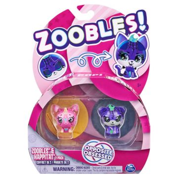 Zoobles Set Transformare Unicorn si Tigru