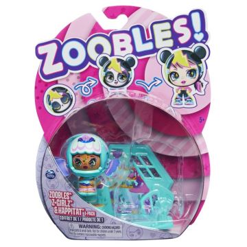 Zoobles Z-Girlz Figurina Transformare Fetita Peste