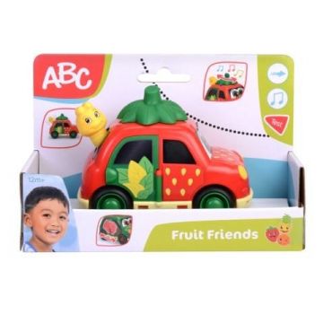 Abc Fruit Friends Masinuta Capsuna 12Cm