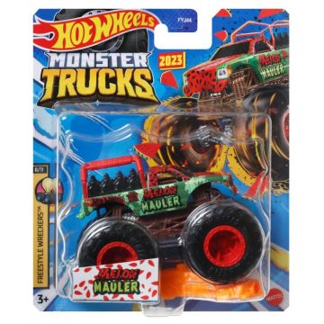 Hot wheels monster truck masinuta melon mauler scara 1:64
