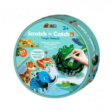 Joc de pescuit 2in1 razuibil - Scratch N Catch- Animale Jungla