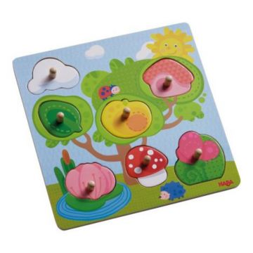 Joc tip puzzle, Haba, Animalele ascunse, 12luni+