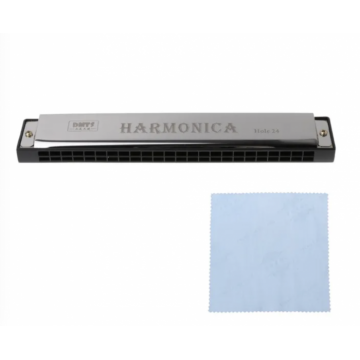 Muzicuta Harmonica cu 24 tonuri, din metal